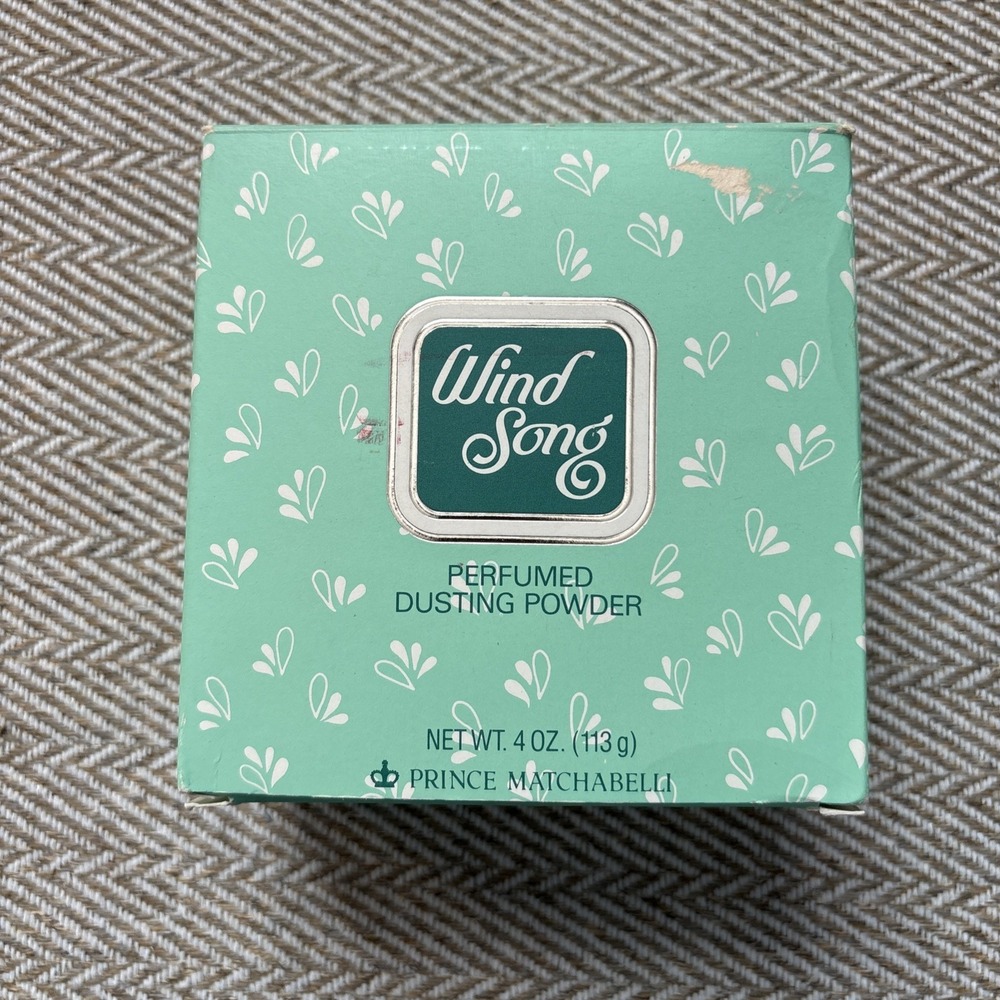 Prince Matchabelli Wind Song Perfumed Dusting Powder 4oz New Sealed Vintage